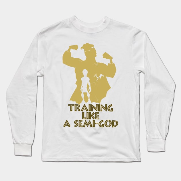 Training like a semi-god! Long Sleeve T-Shirt by raffavain